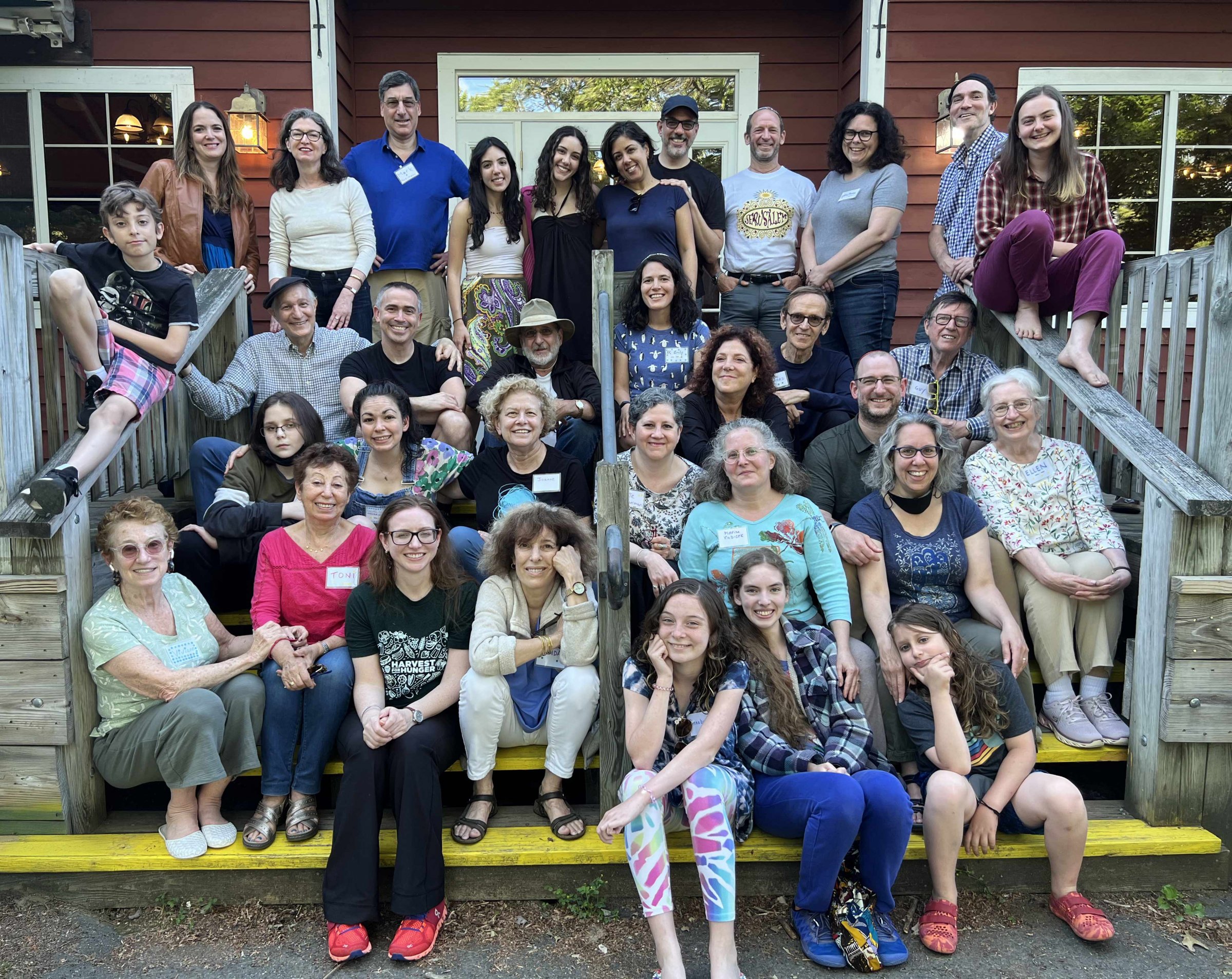 Congregants at retreat