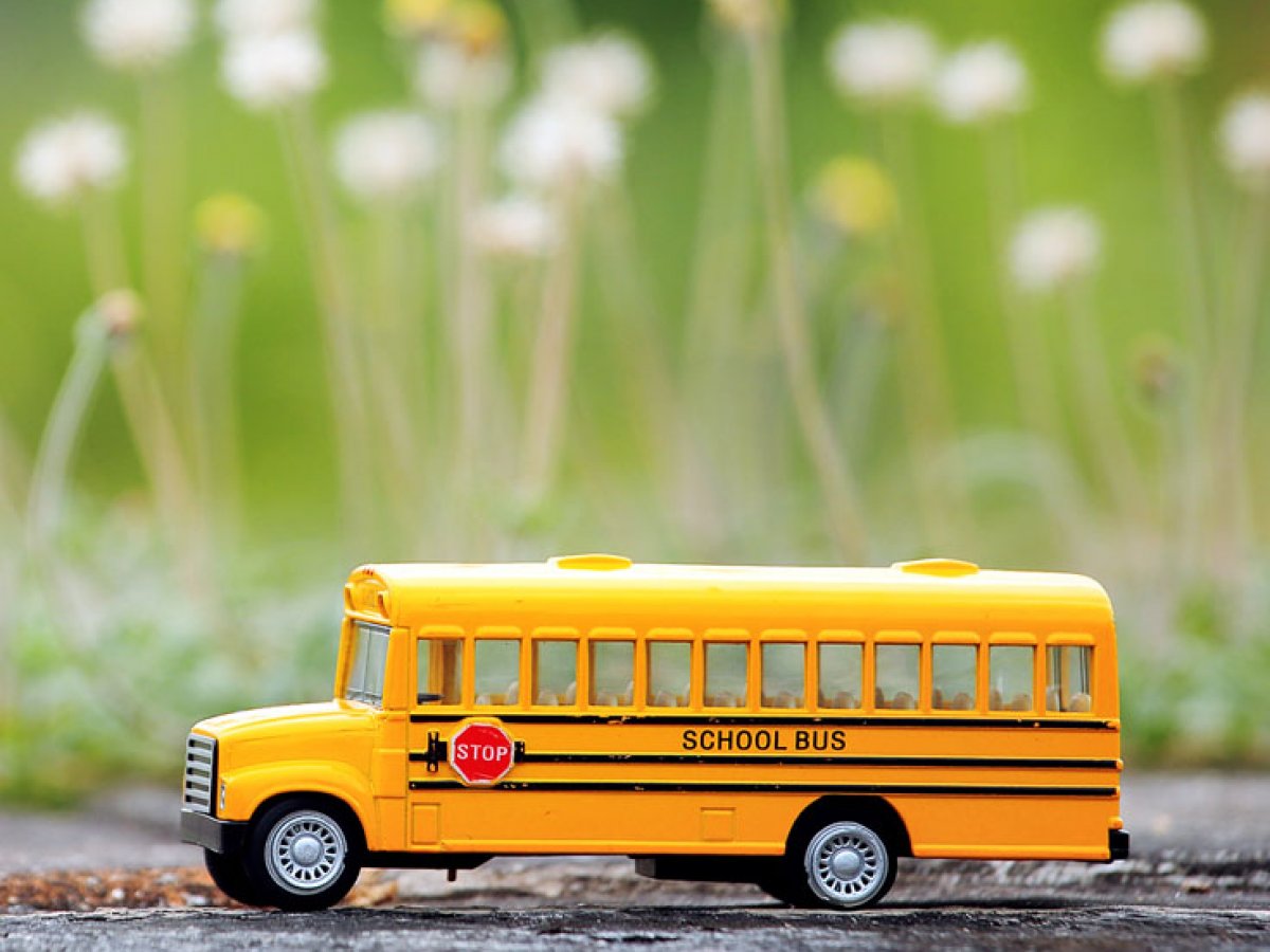 Small Toy School Bus